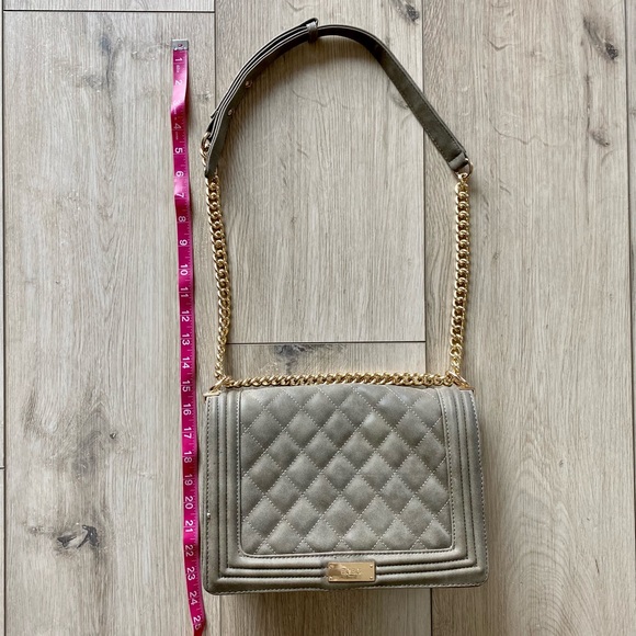 BCBG Olive Green Quilted Purse - Picture 2 of 9